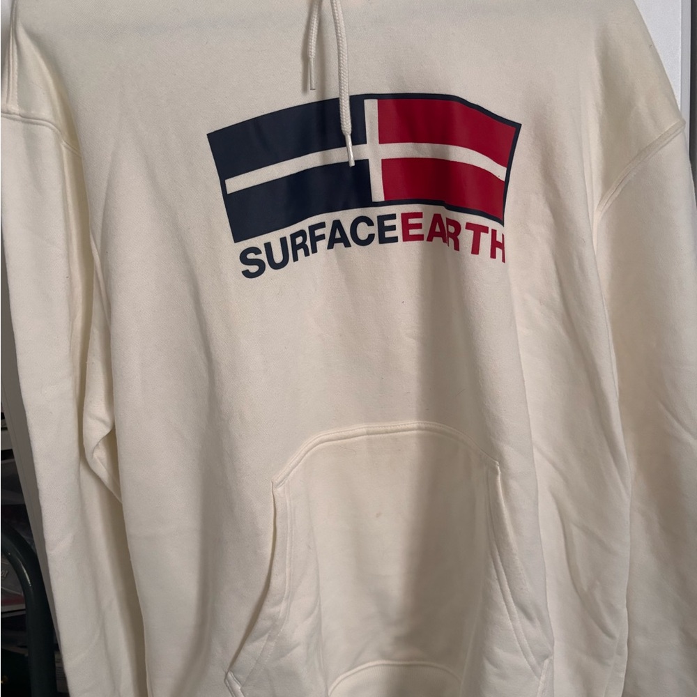 H&M Cream Sweatshirt with Graphic Design